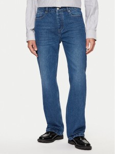 AMI PARIS Jeansy UTR500.DE0025 Niebieski Straight Leg