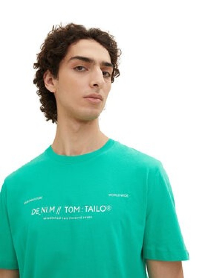 Tom Tailor Denim T-Shirt 1035581 Zielony