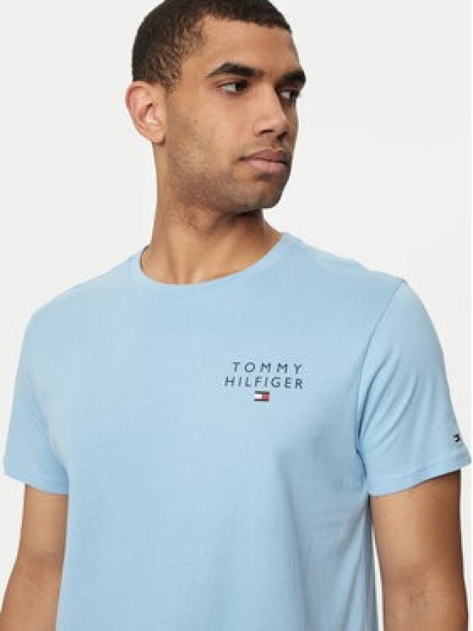 Tommy Hilfiger T-Shirt Logo UM0UM02916 Niebieski Regular Fit