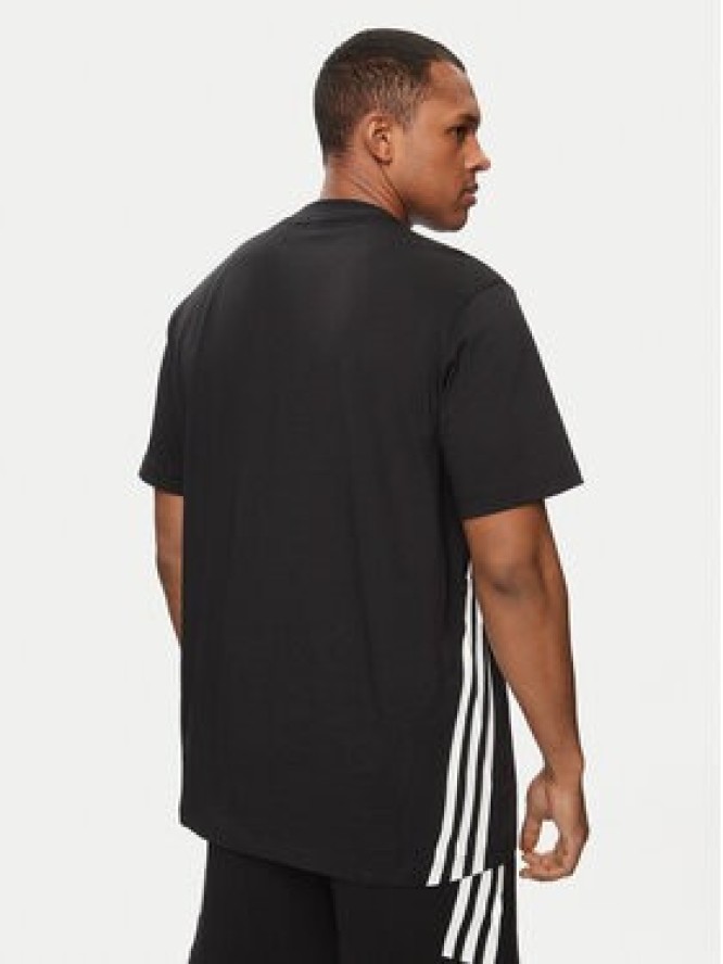 adidas T-Shirt Future Icons 3-Stripes IR9166 Czarny Loose Fit