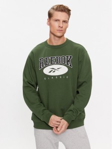 Reebok Bluza Archive Essentials IM1530 Zielony Regular Fit