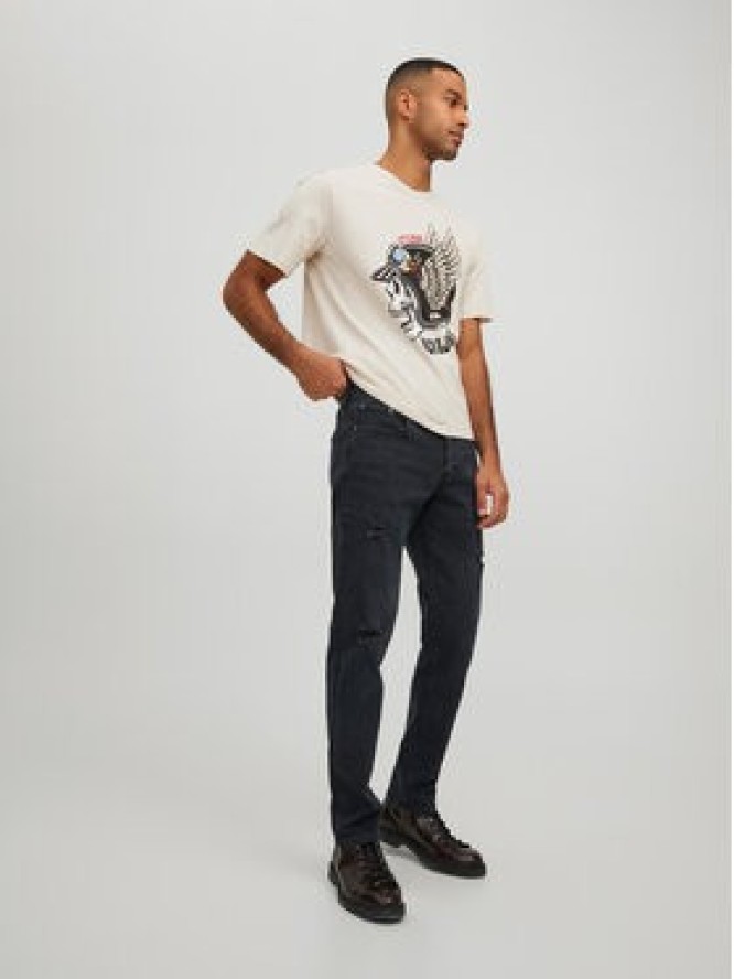 Jack&Jones T-Shirt Roxbury 12227779 Beżowy Regular Fit