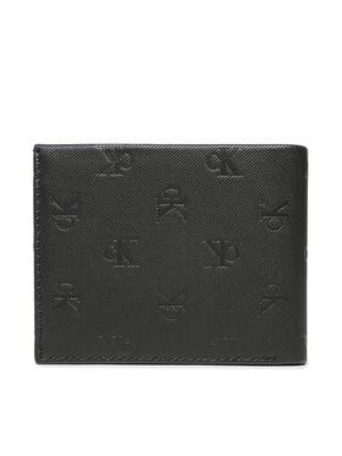 Calvin Klein Jeans Duży Portfel Męski Monogram Soft Bifold+Card Aop K50K510438 Czarny