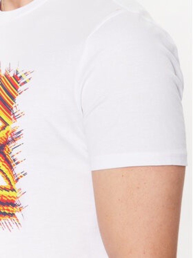 Diadora T-Shirt Ss Frieze 102.179313 Biały Regular Fit