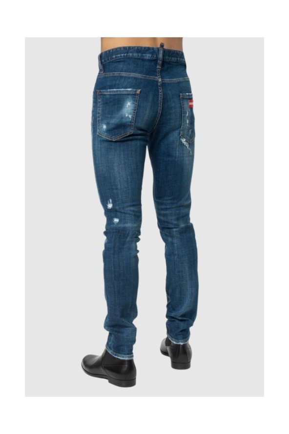 DSQUARED2 Niebieskie jeansy męskie Cool guy jean