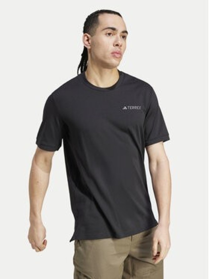 adidas T-Shirt Terrex Xploric IN4618 Czarny Regular Fit