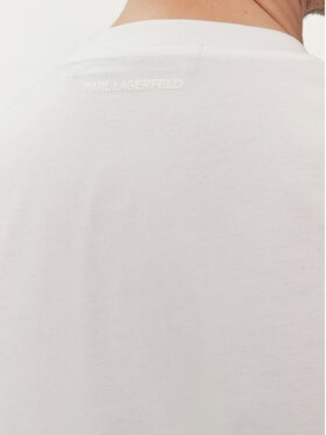 KARL LAGERFELD T-Shirt 755424 542241 Biały Regular Fit