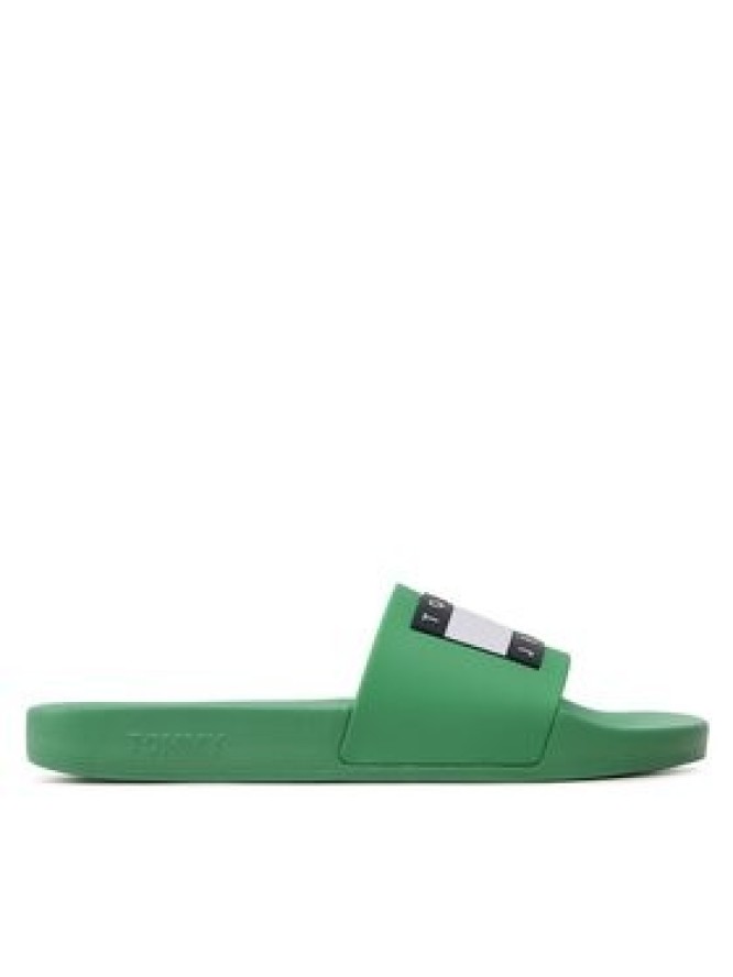 Tommy Jeans Klapki Pool Slide Ess EM0EM01191 Zielony