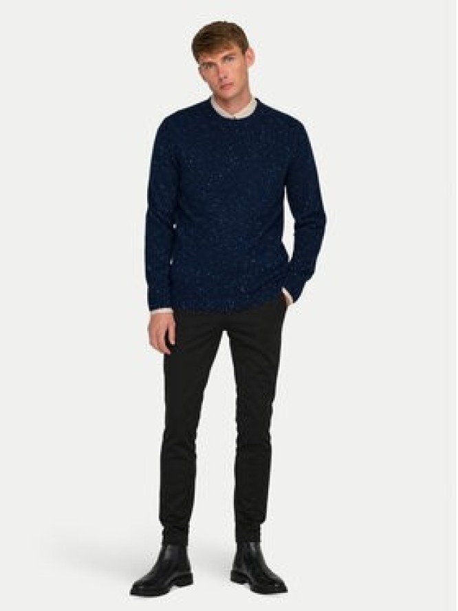 Only & Sons Sweter Ricky 22031539 Granatowy Regular Fit