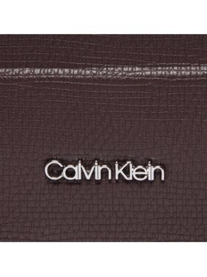 Calvin Klein Saszetka Minimalism Cube Reporter K50K509558 Brązowy