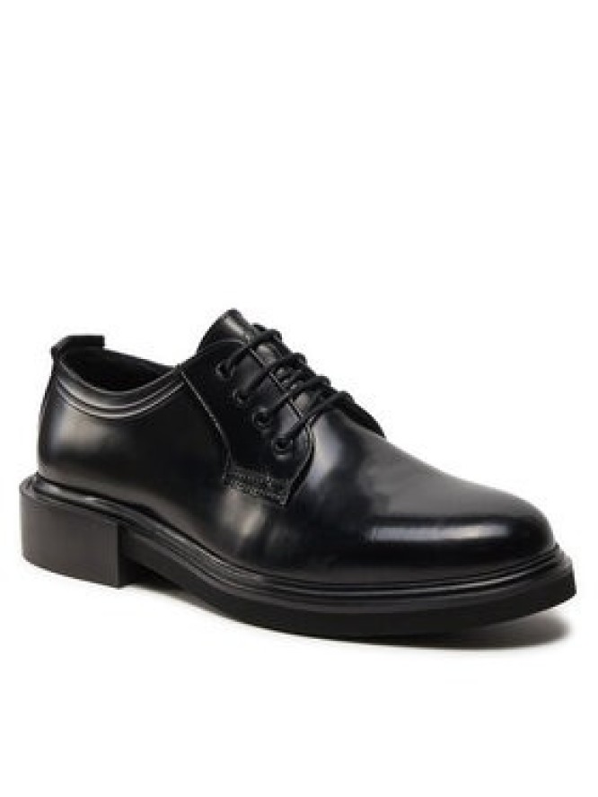 Calvin Klein Półbuty Postman Derby Lth Hf HM0HM01486 Czarny