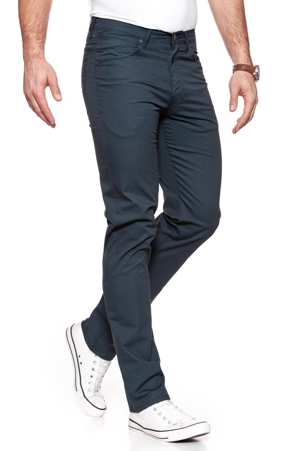 WRANGLER SPODNIE MĘSKIE ARIZONA STRETCH NAVY W12OAN114