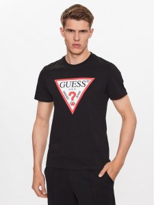 Guess T-Shirt M2YI71 I3Z14 Czarny Slim Fit