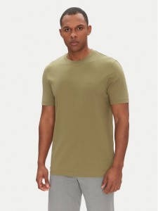 BOSS T-Shirt Thompson 01 50468347 Zielony Regular Fit