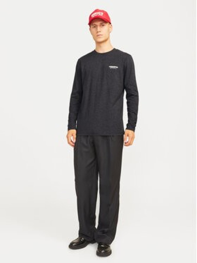 Jack&Jones Longsleeve Alvis 12259735 Czarny Standard Fit