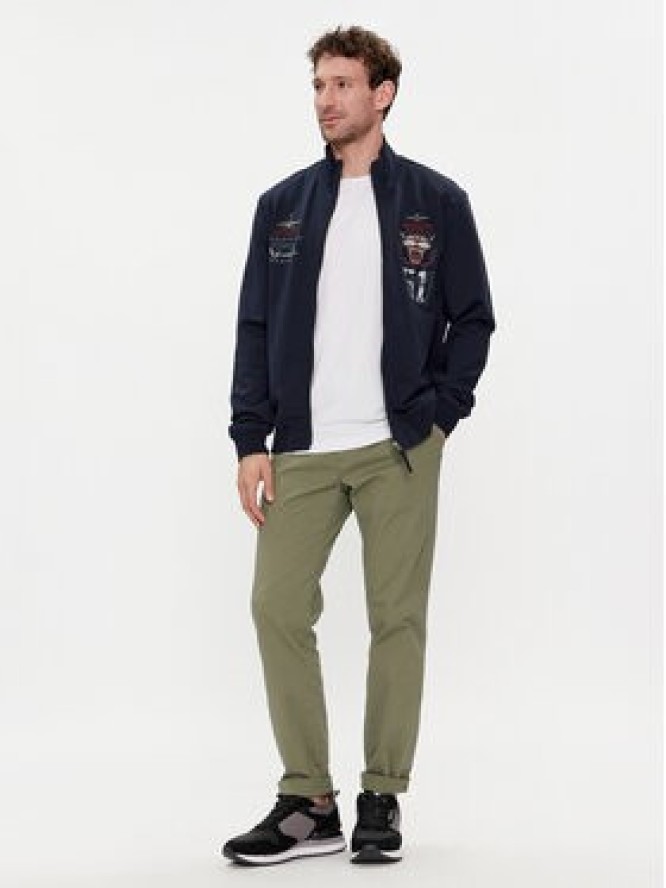 Aeronautica Militare Bluza 241FE1881F501 Granatowy Regular Fit