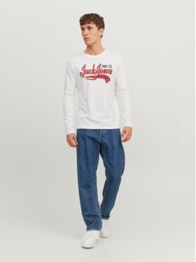 Jack&Jones Longsleeve 12236061 Biały Standard Fit