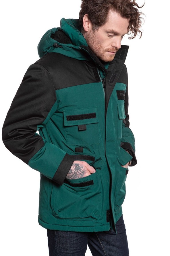 WRANGLER PARKA MĘSKA KURTKA ZIMOWA DŁUGA PINE W4B6XPG01 112129089