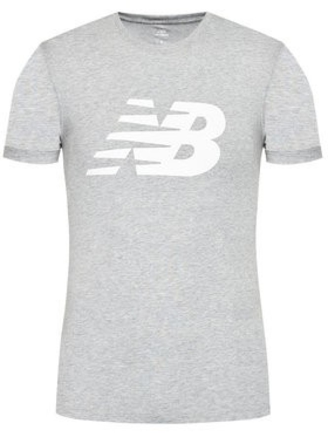 New Balance T-Shirt Nb Cl Fly NBWT0381 Szary Athletic Fit