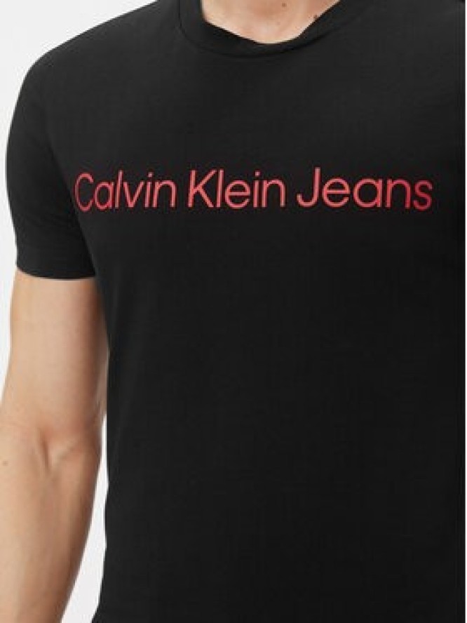 Calvin Klein Jeans T-Shirt J30J322552 Czarny Slim Fit