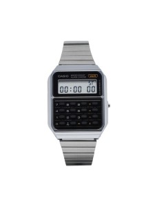 Casio Zegarek Vintage Edgy CA-500WE-1AEF Srebrny