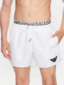 Emporio Armani Underwear Szorty kąpielowe 211740 3R432 00010 Biały Regular Fit