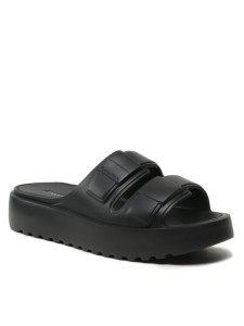 Calvin Klein Klapki Double Strap Slipper HM0HM00967 Czarny