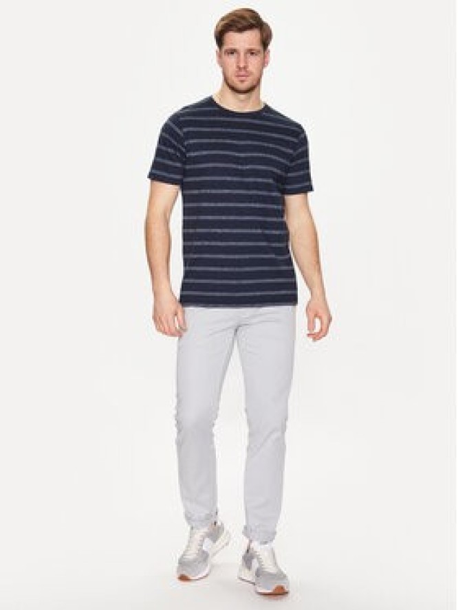 Lindbergh T-Shirt 30-400179 Granatowy Relaxed Fit