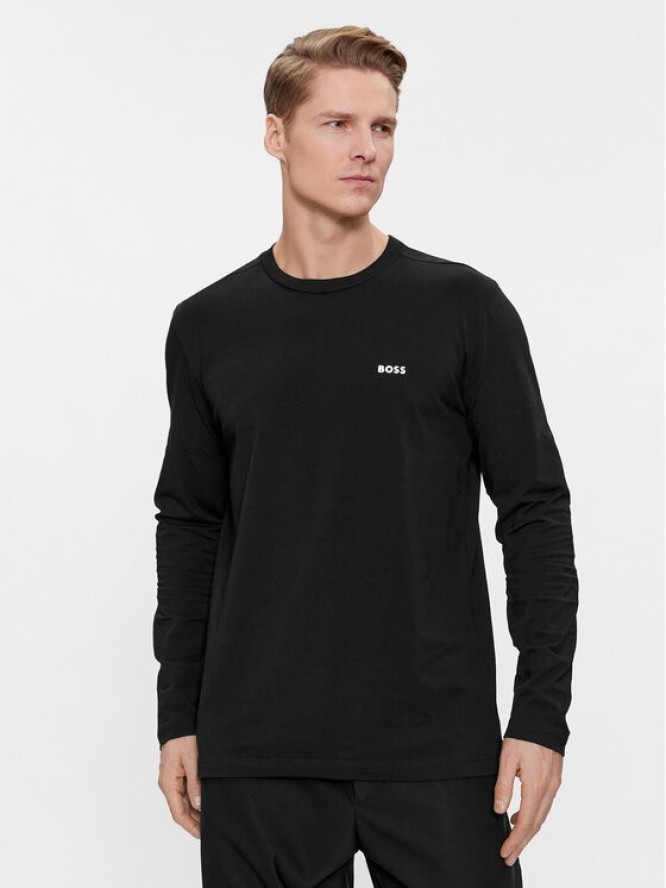 Boss Longsleeve 50506365 Czarny Regular Fit