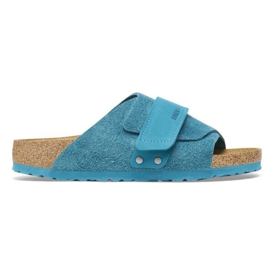 Klapki męskie Birkenstock Kyoto Nubuck Leather/Suede