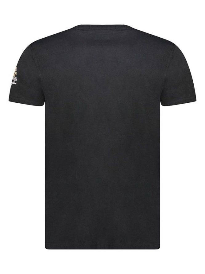Geographical Norway Koszulka "Jidney" w kolorze czarnym rozmiar: XL