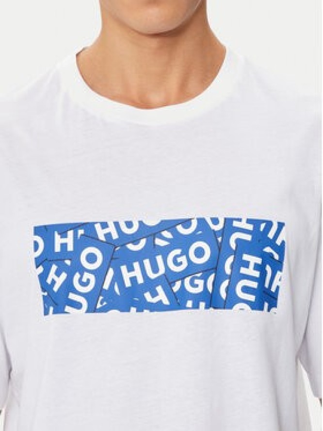 Hugo T-Shirt Nalayo 50515203 Biały Regular Fit