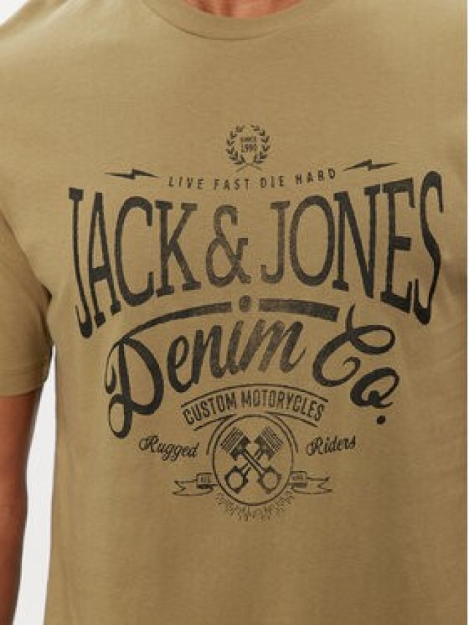 Jack&Jones T-Shirt 12251308 Beżowy Regular Fit