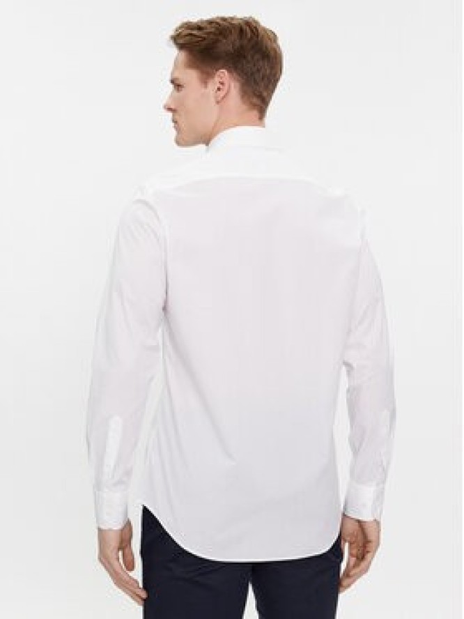 Tommy Hilfiger Koszula Cl Flex Poplin Rf Shirt MW0MW31219 Biały Regular Fit