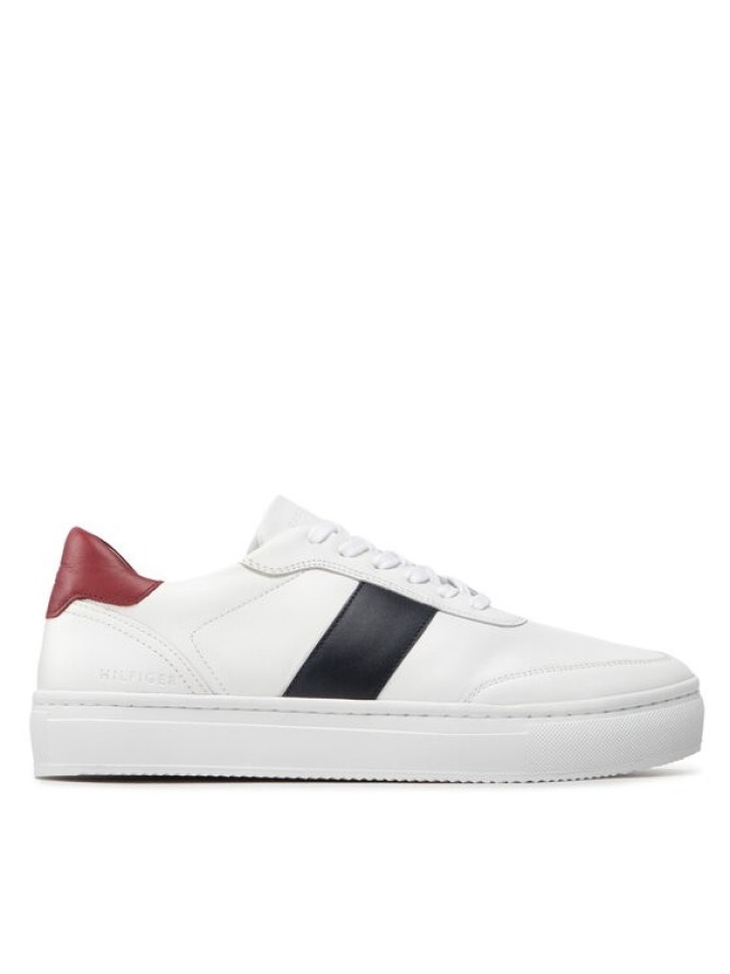 Tommy Hilfiger Sneakersy Premium Cupsole Stripe FM0FM04284 Biały