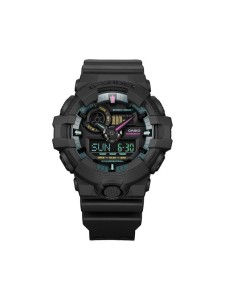 G-Shock Zegarek Multi-Fluorescent Accents GA-700MF-1AER Czarny