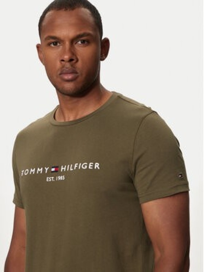 Tommy Hilfiger T-Shirt Logo MW0MW11797 Khaki Regular Fit