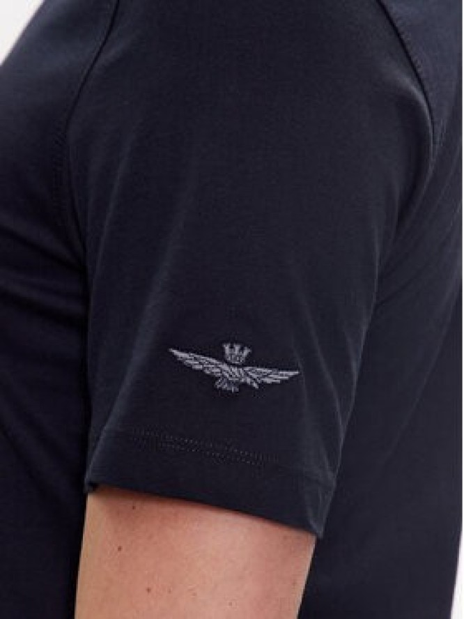 Aeronautica Militare T-Shirt 231TS2118J594 Granatowy Regular Fit