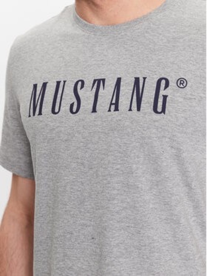 Mustang T-Shirt Alex 1013221 Szary Regular Fit