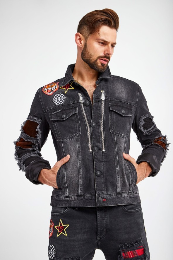 Kurtka jeansowa PHILIPP PLEIN