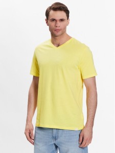 United Colors Of Benetton T-Shirt 3U53J4231 Żółty Regular Fit