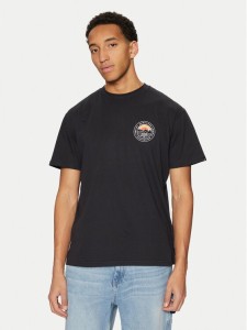 Quiksilver T-Shirt Landscapes EQYZT07917 Czarny Regular Fit