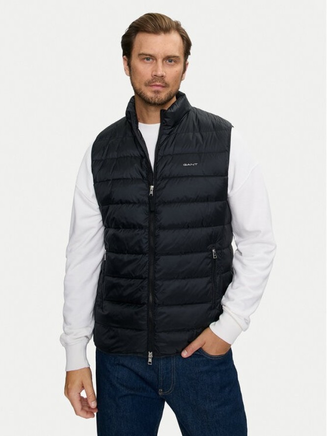 Gant Kamizelka 7006299 Czarny Regular Fit