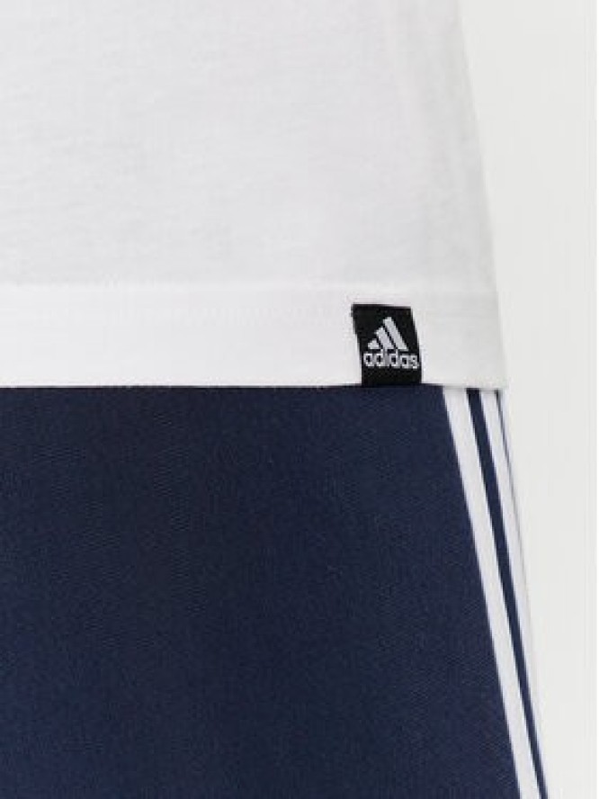 adidas T-Shirt HY1338 Biały Regular Fit
