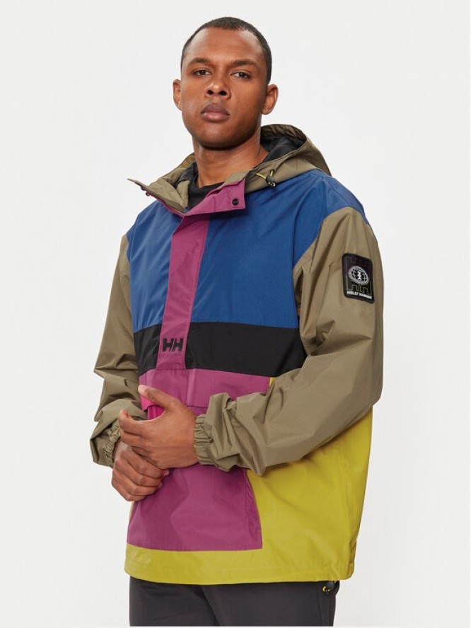 Helly Hansen Kurtka anorak Play Anorak 54087 Zielony Regular Fit