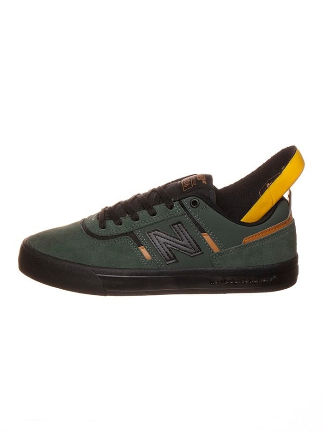 New Balance Skórzane sneakersy w kolorze zielonym rozmiar: 40