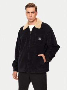 Quiksilver Kurtka przejściowa DNA Sherpa Harrington EQYJK04064 Czarny Regular Fit