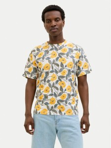 Jack&Jones T-Shirt Almeria 12276912 Beżowy Regular Fit