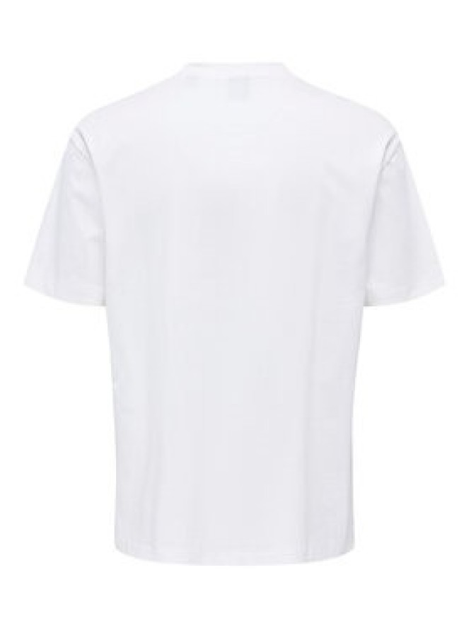 Only & Sons T-Shirt 22025274 Biały Relaxed Fit