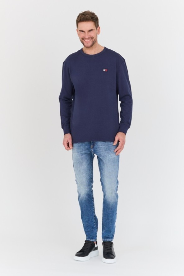 TOMMY JEANS Granatowy longsleeve